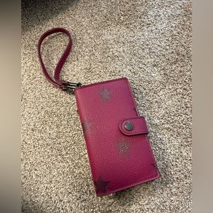 Coach tech wristlet wallet